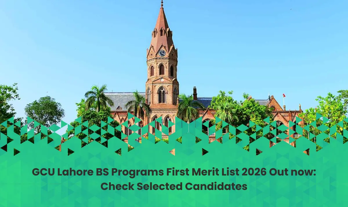GC University Lahore BS Program Merit List 2026 (Released)