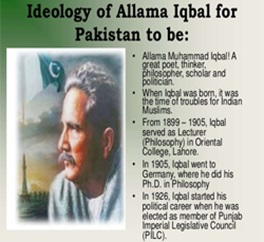 Allama Iqbal and Ideology of Pakistan