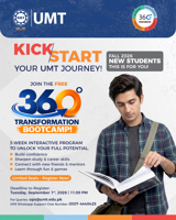 UMT: 360º Transformation Program Registration is Live Now