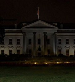 The First Time In History White House Lights Were Shut Down And The President Took To An Underground Bunker