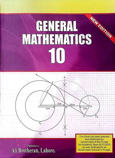 10th Class General Math Book English Medium