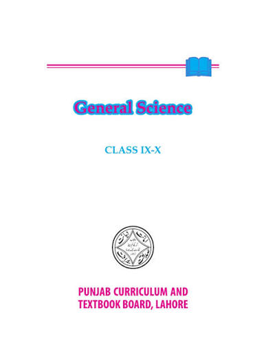 10th Class General Science Book English Medium