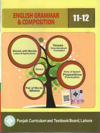 11th Class English Grammar Book English Medium