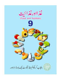 9th Class Food and Nutrition Book Urdu Medium