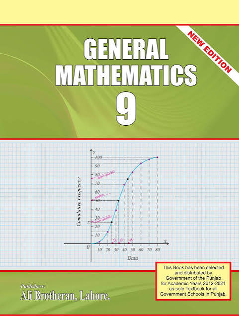 9th Class General Math Book English Medium